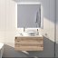 Mueble de baño Lemans suspendido 1 cajón sobre encimera de Disbain 